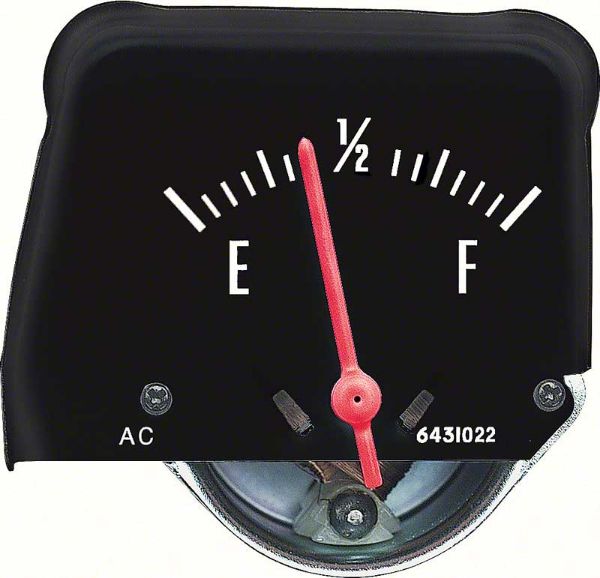 Picture of 1968-74 Black Console Fuel Gauge 