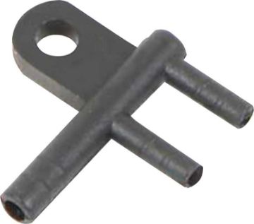 Show details for 1967-1970 Mopar B-Body Black Windshield Washer "F" Connector  Picture of 1967-1970 Mopar B-Body Black Windshield Washer "F" Connector