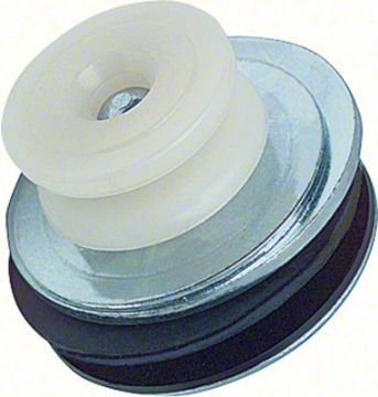 Show details for 1967-69 Camaro / Firebird Quarter Glass Roller Assembly  Picture of 1967-69 Camaro / Firebird Quarter Glass Roller Assembly