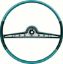 Show details for 1962 Impala / SS Two Tone Blue Steering Wheel And Horn Ring  Picture of 1962 Impala / SS Two Tone Blue Steering Wheel And Horn Ring