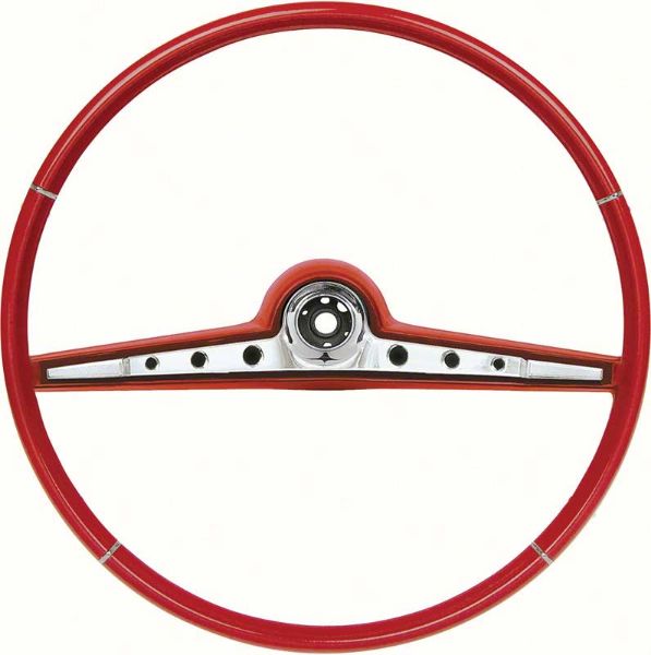 Picture of 1962 Impala / SS Red Steering Wheel And Horn Ring 