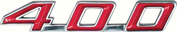 Picture of 1967-69 Firebird "400" Trunk Emblem 