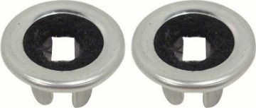 Show details for 1968-90 OEM Style Door Lock Knob Ferrules  Picture of 1968-90 OEM Style Door Lock Knob Ferrules
