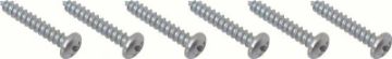 Show details for 1968-72 6 Piece Arm Rest Base Screw Set  Picture of 1968-72 6 Piece Arm Rest Base Screw Set
