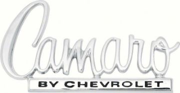 Show details for 1970 "Camaro By Chevrolet" Trunk Emblem  Picture of 1970 "Camaro By Chevrolet" Trunk Emblem