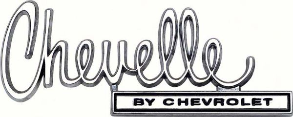 Picture of 1970 "Chevelle By Chevrolet" Trunk Emblem 