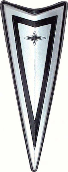 Picture of 1967-68 Pontiac Firebird Front Bumper Arrowhead Emblem 