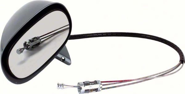 Picture of 1970-81 Camaro / Firebird, 1973-74 Nova Left Hand (Driver Side) Remote Outer Bullet Mirror 