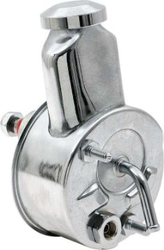 Show details for 1967-68 Camaro, 1968 Nova New Chrome Power Steering Pump with Reservoir  Picture of 1967-68 Camaro, 1968 Nova New Chrome Power Steering Pump with Reservoir