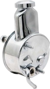 Show details for 1969 Camaro, Nova with Small Block New Chrome Power Steering Pump with Reservoir  Picture of 1969 Camaro, Nova with Small Block New Chrome Power Steering Pump with Reservoir