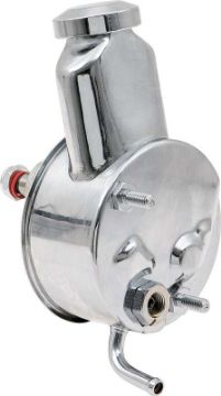 Show details for 1969 Camaro, Nova Big Block New Chrome Power Steering Pump with Reservoir  Picture of 1969 Camaro, Nova Big Block New Chrome Power Steering Pump with Reservoir