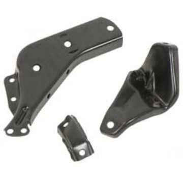 Show details for 1964 Impala / Full Size 3 Piece Left Hand Front Bumper Bracket Set  Picture of 1964 Impala / Full Size 3 Piece Left Hand Front Bumper Bracket Set