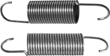 Show details for Fiberglass Hood Springs-Medium Tension  Picture of Fiberglass Hood Springs-Medium Tension