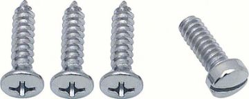 Show details for 1965-81 Sun Visor Support 4 Piece Screw Set  Picture of 1965-81 Sun Visor Support 4 Piece Screw Set