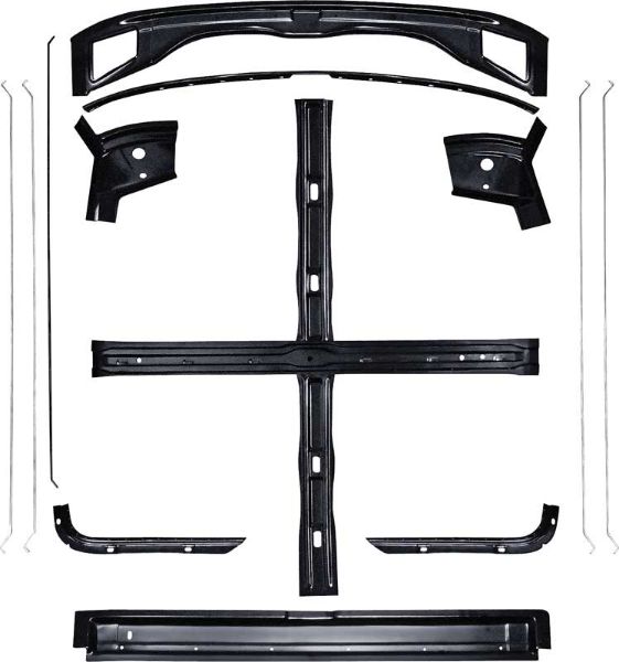 Picture of 1967-68 Camaro / Firebird 13 Piece Inner Roof Panel Brace Set with EDP Coating 