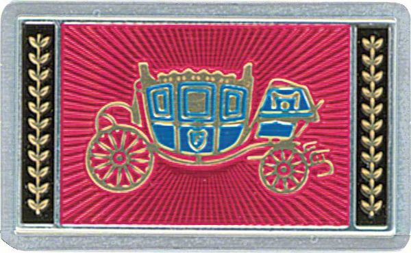 Picture of 1965-66 Deluxe Fisher Coach Seat Belt Buckle Emblem 