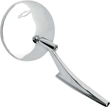 Show details for Outer Mirror with Bow Tie Logo (without ribbed base)  Picture of Outer Mirror with Bow Tie Logo (without ribbed base)