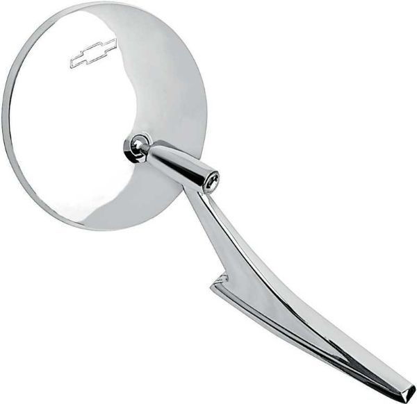 Picture of Outer Mirror with Bow Tie Logo (without ribbed base) 