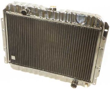 Show details for 1966 Impala/Full-Size V8 396 W/ MT & AC - Radiator 4 Row (17-1/2" X 25-1/2" X 2-5/8" Core)  Picture of 1966 Impala/Full-Size V8 396 W/ MT & AC - Radiator 4 Row (17-1/2" X 25-1/2" X 2-5/8" Core)