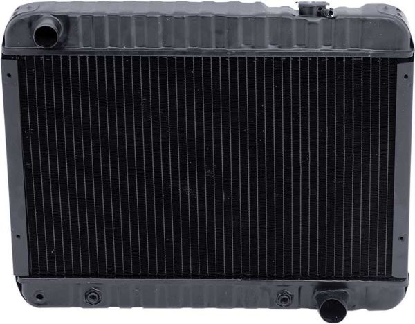 Picture of 63-67 Nova 327/350Hp Radiator A/T 4 Row LH Inlet Recessed Side Brckts (15-1/2"X25-3/8"X2-5/8" Core) 