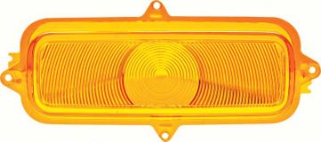 Show details for 1963-66 Chevrolet Truck Park Lamp Lens-Amber  Picture of 1963-66 Chevrolet Truck Park Lamp Lens-Amber