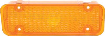 Show details for 1971-72 Chevrolet Truck - Park Light Lens-Amber- LH  Picture of 1971-72 Chevrolet Truck - Park Light Lens-Amber- LH