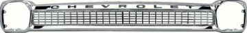 Show details for 1964-66 Chevrolet Truck Chrome Grill W/ Chevrolet Lettering  Picture of 1964-66 Chevrolet Truck Chrome Grill W/ Chevrolet Lettering