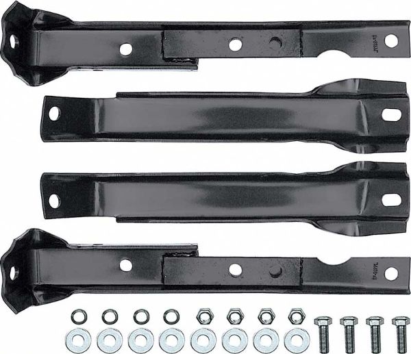 Picture of 1967-72 GM Pickup 4 Wheel Drive Shortbed With Leaf Springs Rear Bumper Bracket Set 