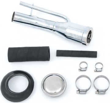 Show details for 1947-55 GM Truck Fuel Filler Installation Kit - Chrome  Picture of 1947-55 GM Truck Fuel Filler Installation Kit - Chrome