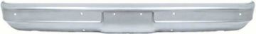 Show details for 1973-80 GM Truck Front Bumper - Chrome - Without Impact Strip Holes  Picture of 1973-80 GM Truck Front Bumper - Chrome - Without Impact Strip Holes
