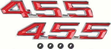 Show details for 1967-69 Firebird 455 Hood Emblems  Picture of 1967-69 Firebird 455 Hood Emblems