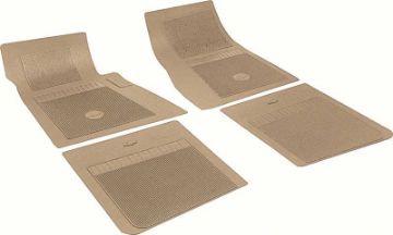 Show details for Chevrolet 4 Piece Fawn Floor Mat Set With Bow Tie  Picture of Chevrolet 4 Piece Fawn Floor Mat Set With Bow Tie