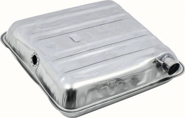 Picture of 1957 Chevrolet Pass Cars (Ex Wagon) - Fuel Tank 16 Gal W/ Round Corners - Stainless Steel 