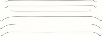 Show details for 1966-67 Nova 2-Door Hardtop Headliner Bows  Picture of 1966-67 Nova 2-Door Hardtop Headliner Bows