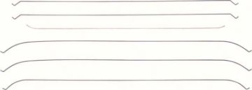 Show details for 1963-64 Chevrolet Full Size 2-Door Hardtop 6 Piece Headliner Bow Set  Picture of 1963-64 Chevrolet Full Size 2-Door Hardtop 6 Piece Headliner Bow Set