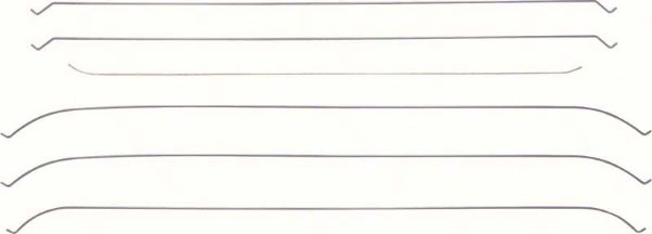 Picture of 1963-64 Chevrolet Full Size 2-Door Hardtop 6 Piece Headliner Bow Set 