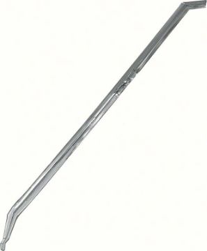 Show details for 1967 Camaro / Firebird Chrome Front Pillar Moldings  Picture of 1967 Camaro / Firebird Chrome Front Pillar Moldings