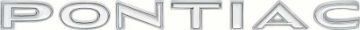 Show details for 1970-73 Pontiac Tail Panel Letters  Picture of 1970-73 Pontiac Tail Panel Letters