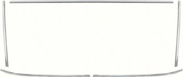 Show details for 1965-67 Impala Standard / SS, Caprice 2 Door Hardtop Windshield Molding Set  Picture of 1965-67 Impala Standard / SS, Caprice 2 Door Hardtop Windshield Molding Set
