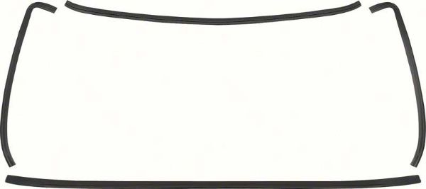 Picture of 1975-81 Camaro/ Firebird 4 Piece Black Rear Window Molding Set 