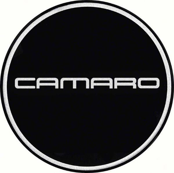 Picture of GTA Wheel Center Cap Emblem Camaro 2-1/8" Chrome Logo/Black Background 