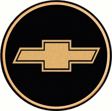 Show details for GTA Style Wheel Center Cap Emblem Gold/Black - 2-1/8" diameter  Picture of GTA Style Wheel Center Cap Emblem Gold/Black - 2-1/8" diameter