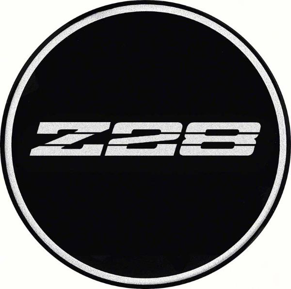 Picture of GTA Wheel Center Cap Emblem Z28 2-1/8" Chrome Logo/Black Background 