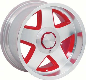 Show details for 1982-2002 Camaro / FirebirdR15 17" X 9.5" 5-Spoke Aluminum Wheel With Red accents  Picture of 1982-2002 Camaro / FirebirdR15 17" X 9.5" 5-Spoke Aluminum Wheel With Red accents