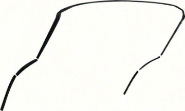 Show details for 1967-69 Camaro / Firebird Convertible 5 Piece Roof Rail Weatherstrip Set  Picture of 1967-69 Camaro / Firebird Convertible 5 Piece Roof Rail Weatherstrip Set