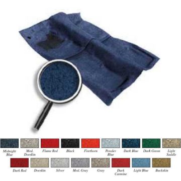 Show details for 1976-81 F-Body Without Console Black Molded Cut Pile Carpet Set  Picture of 1976-81 F-Body Without Console Black Molded Cut Pile Carpet Set