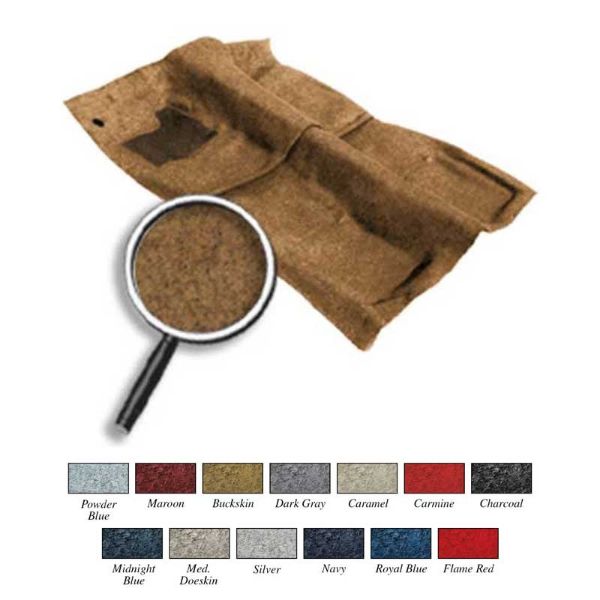 Picture of 1976-81 F-Body Without Console Flame Red Molded Cut Pile Carpet Set 