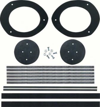 Show details for 1965-68 Fresh Air Duct Seal Set  Picture of 1965-68 Fresh Air Duct Seal Set