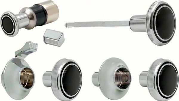 Picture of 1969 Camaro with Mono Radio Dash Knob Set 