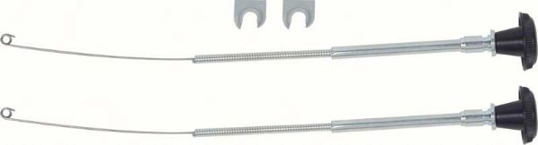 Picture of 1968-74 Nova Kick Panelcables With Knob-W/O AC 